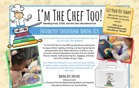 New! Interactive Educational Baking Kits by I'm The Chef, Too!