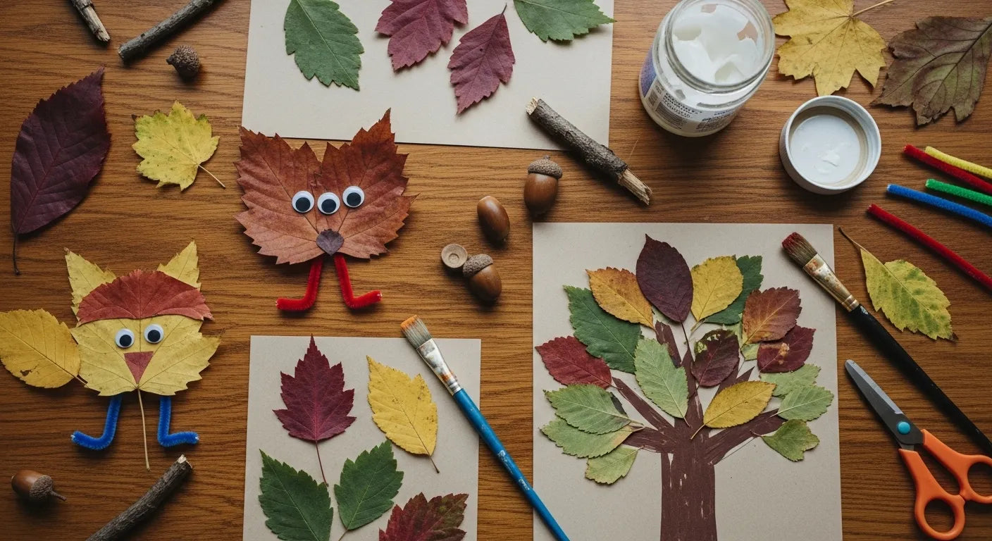 Colorful Creations: Engaging Leaf Craft Ideas for Kids | I'm the Chef Too