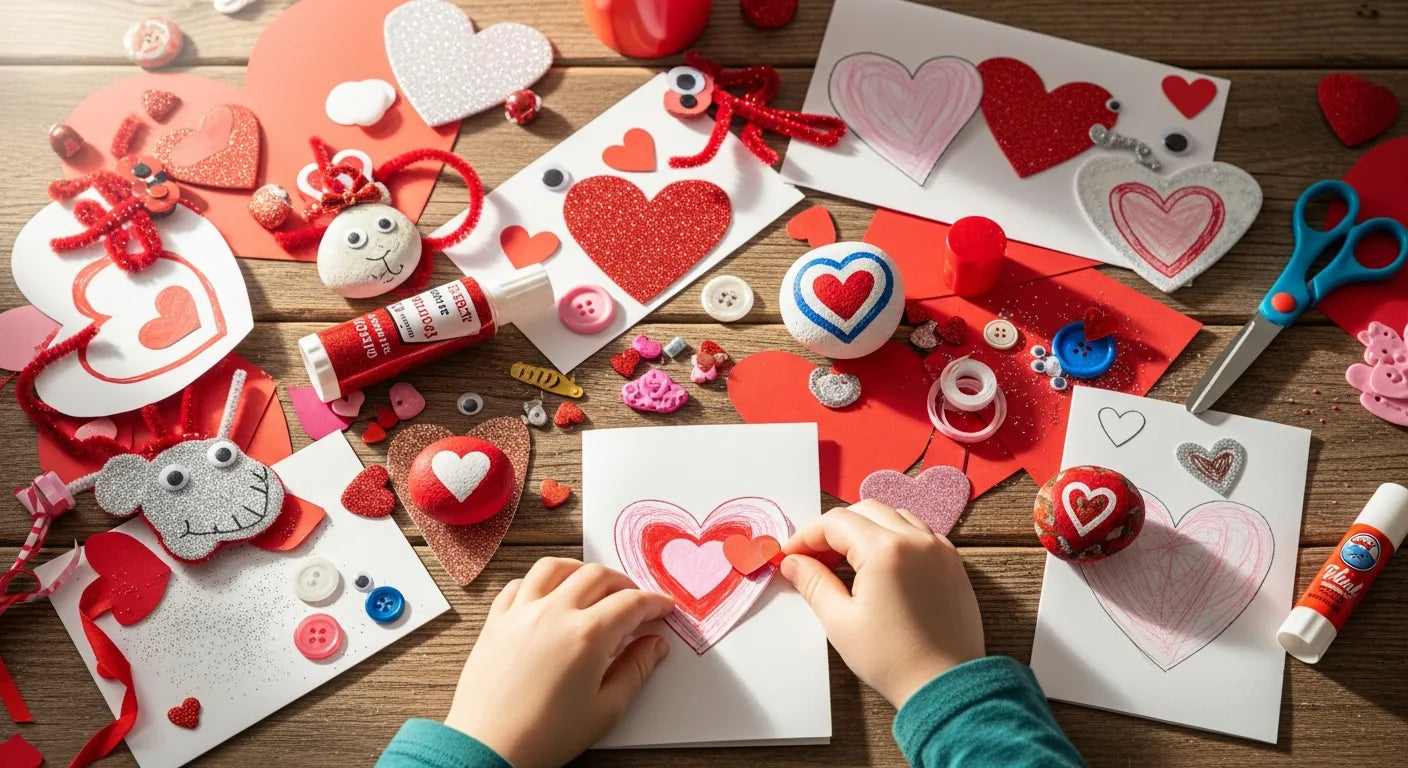 Creative Kid Valentine Crafts | I'm the Chef Too