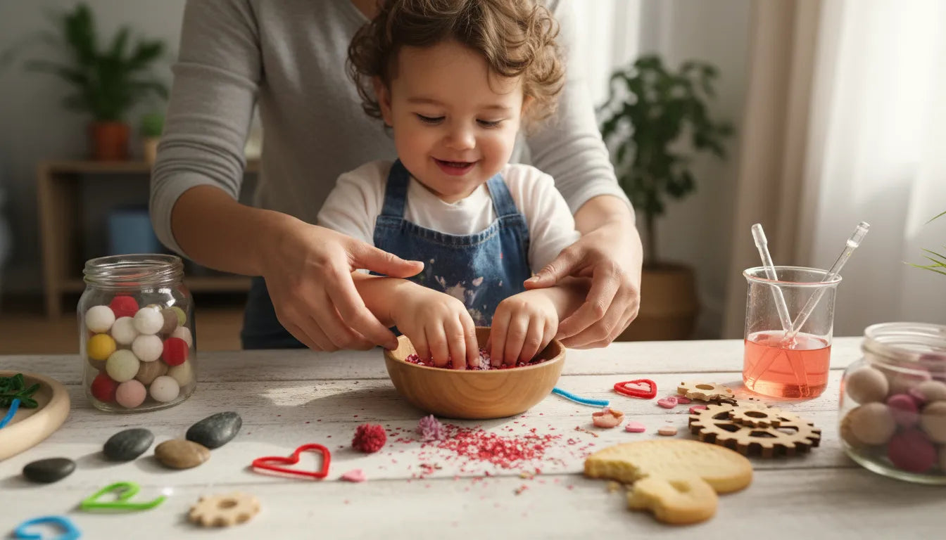 Creative Toddler Valentine's Day Craft and STEM Fun | I'm the Chef Too