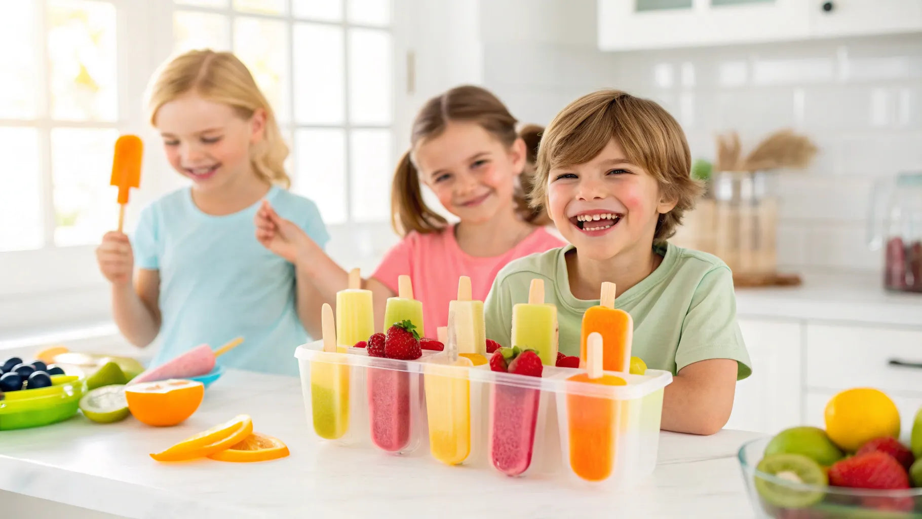 Delightful Frozen Fun: Crafting Kids Homemade Popsicle Recipes | I'm the Chef Too