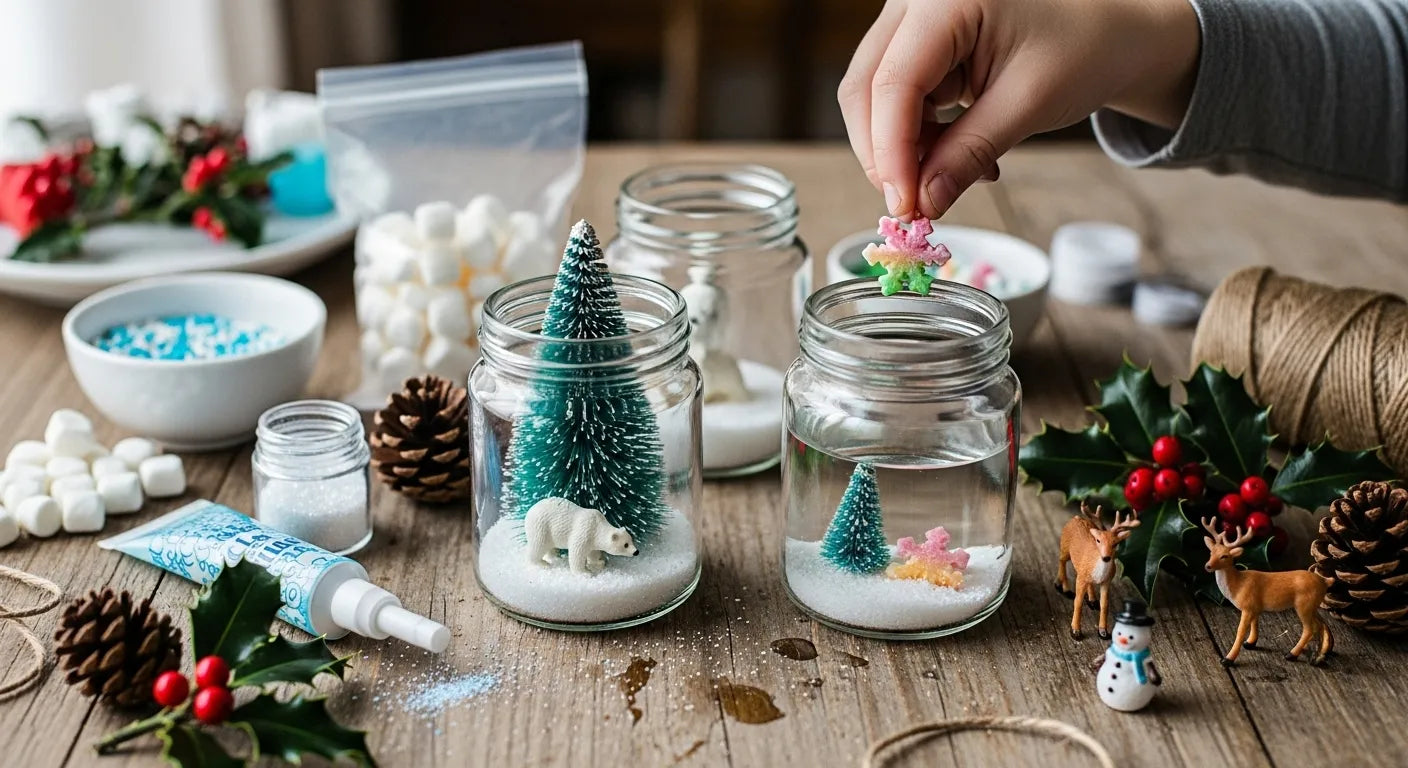 DIY Snow Globe Ornaments: Craft Edible Fun for Kids I #39 m the Chef Too