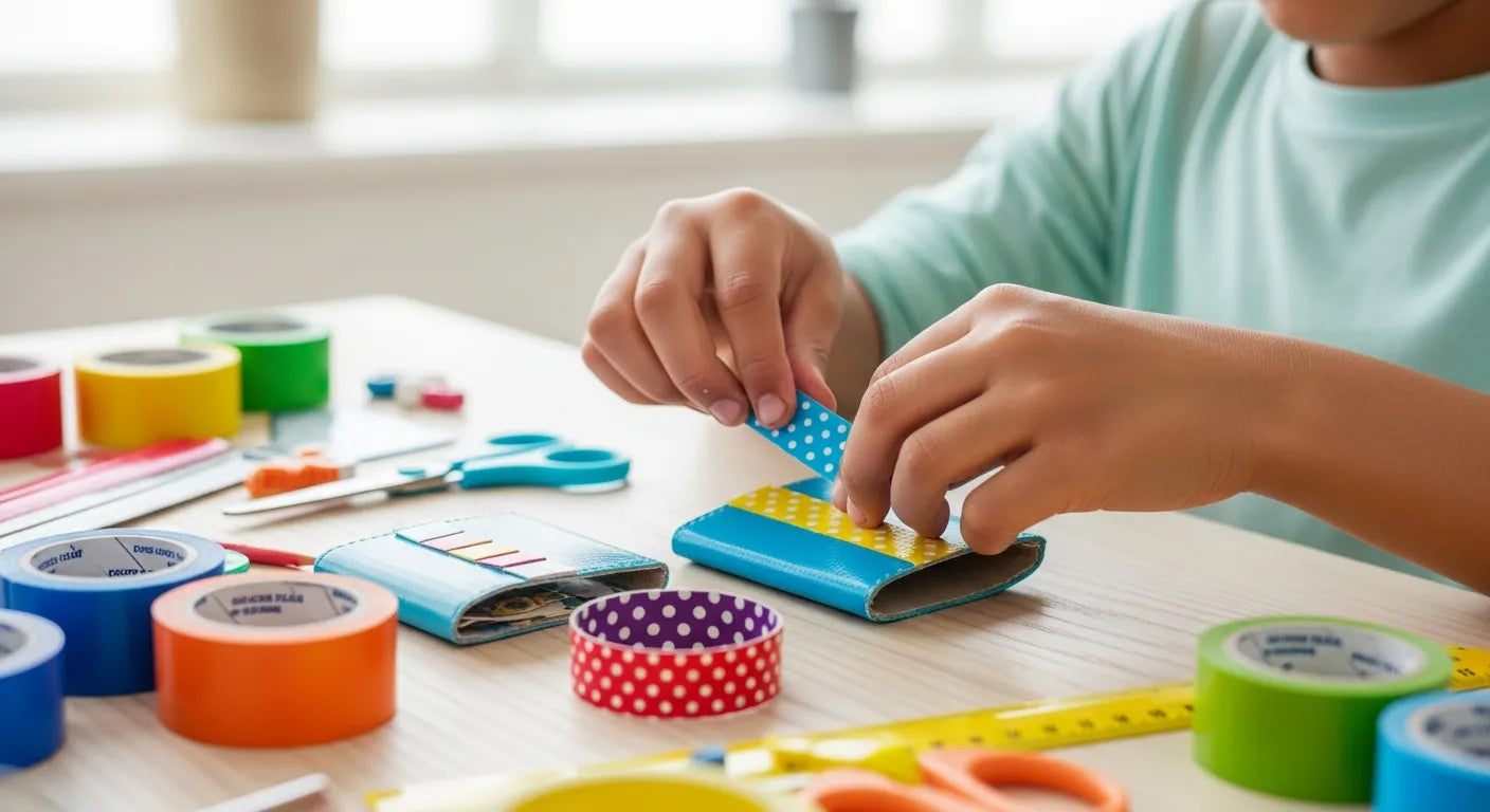 Duct Tape Crafts for Kids: Easy DIY Fun \u0026 Skill Building | I'm the Chef Too, image size:1408x768