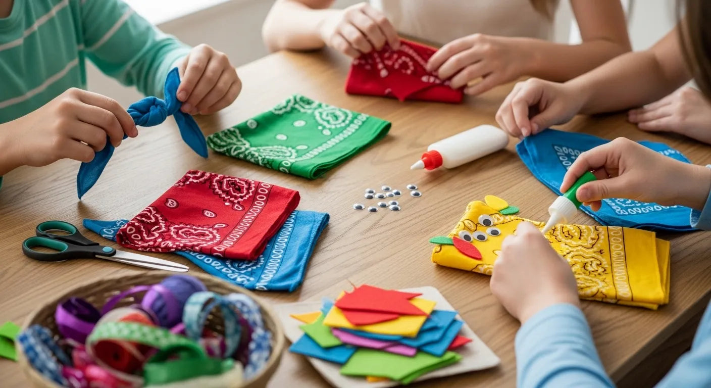 Easy No Sew Bandana Craft Ideas for Kids I #39 m the Chef Too