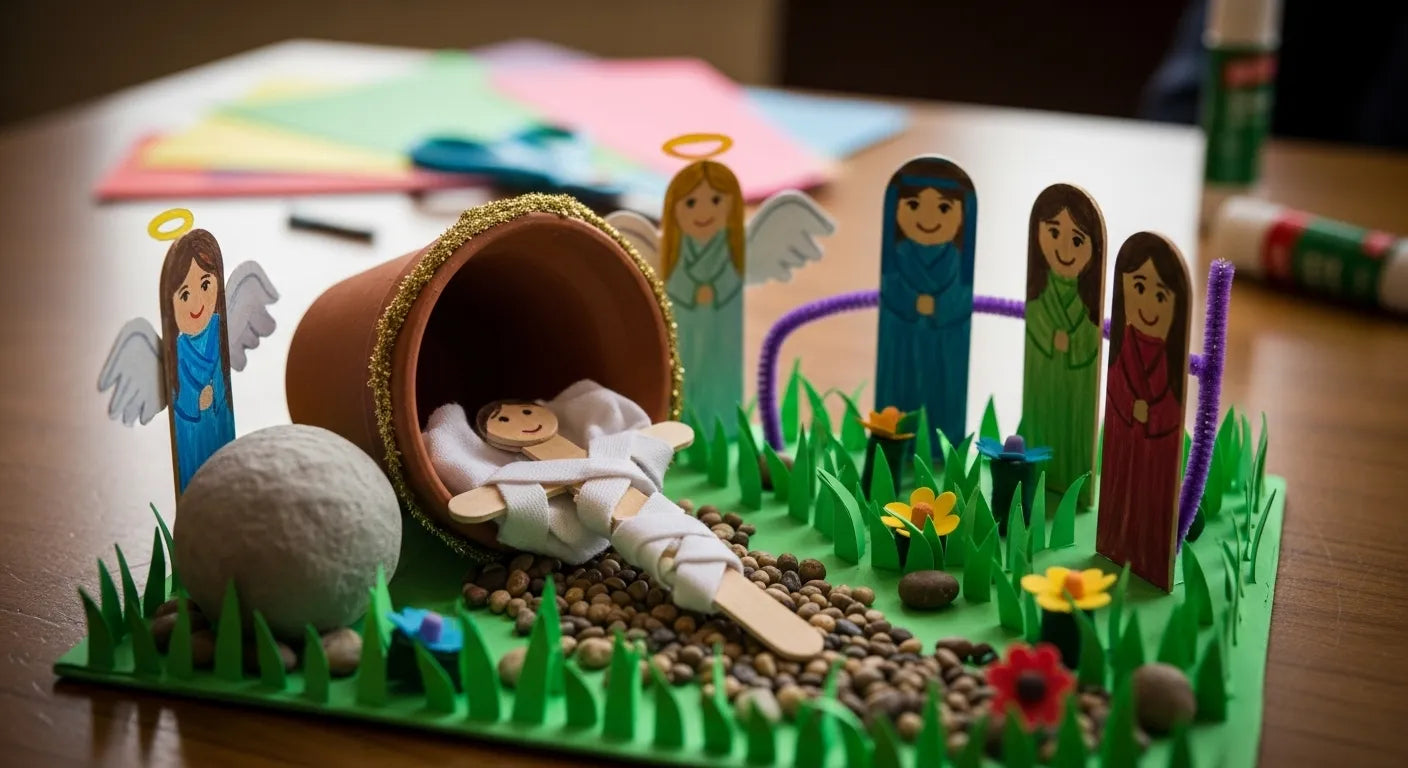 Empty Tomb Craft for Kids: A Meaningful Easter Activity | I'm the Chef Too Empty Tomb Craft for Kids: A Meaningful Easter Activity | I'm the Chef Too
