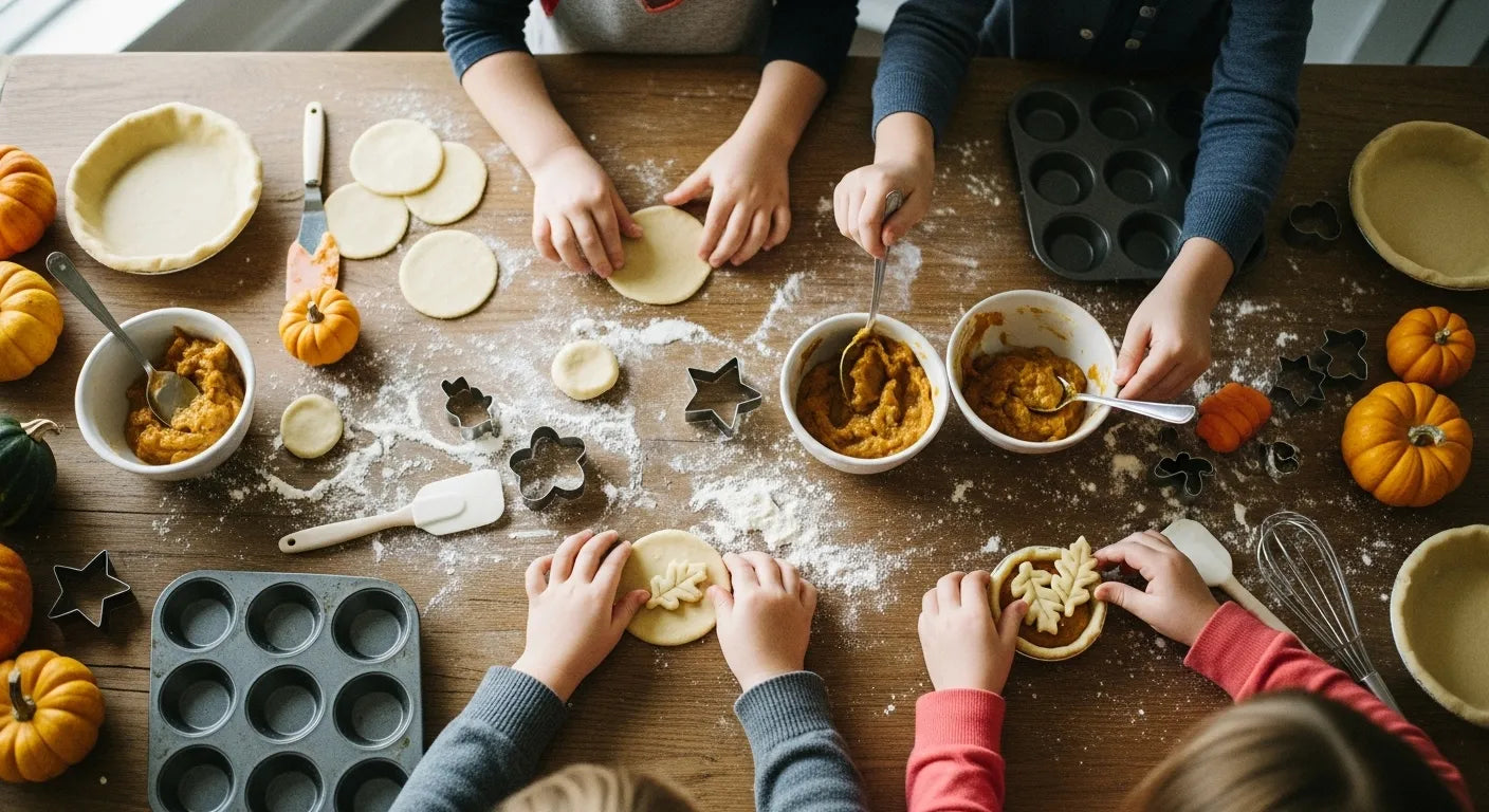 Festive Pumpkin Pie Craft Fun for Kids | I'm the Chef Too