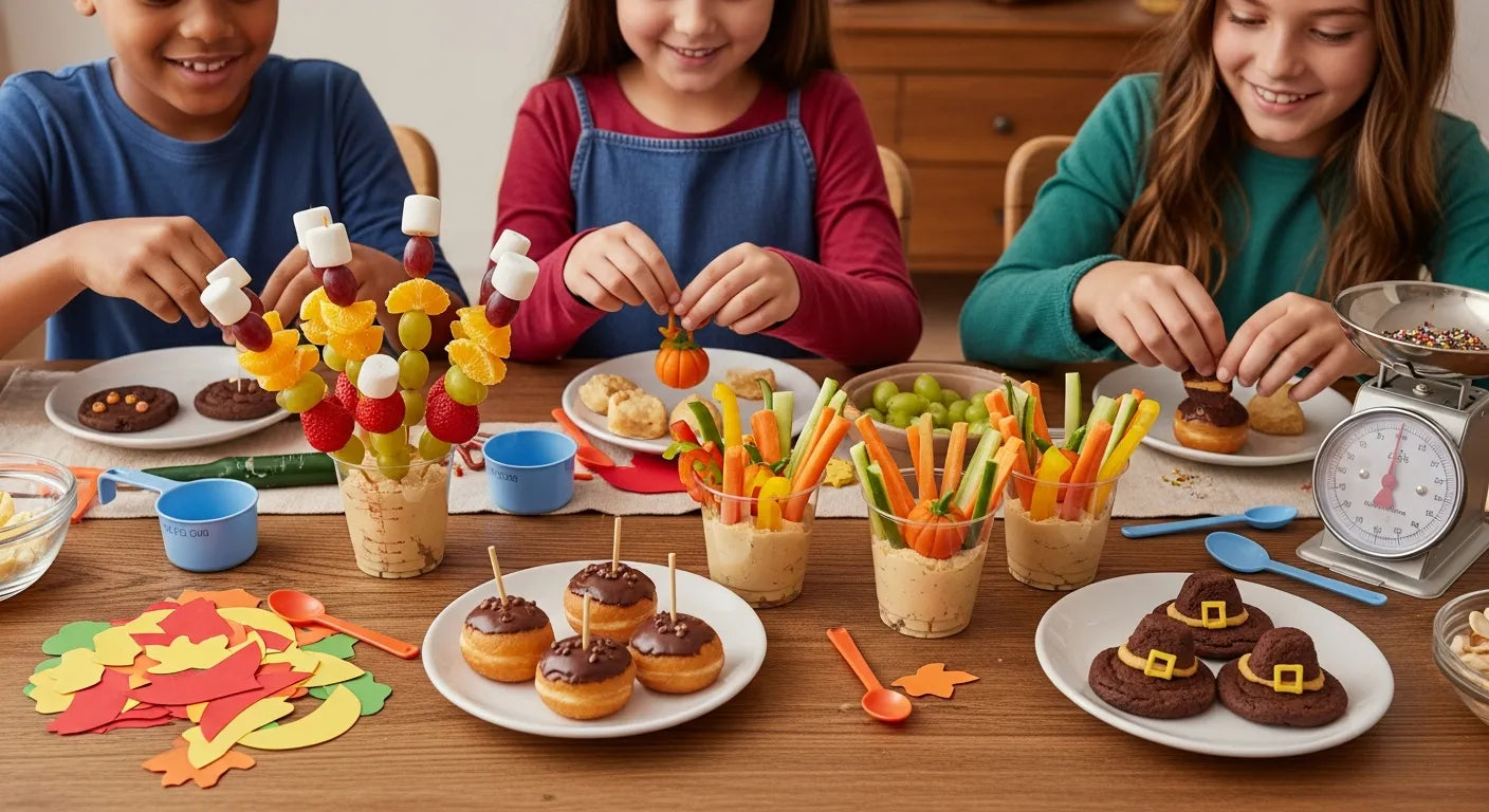Festive Thanksgiving Kids Snacks & STEM Fun | I'm the Chef Too