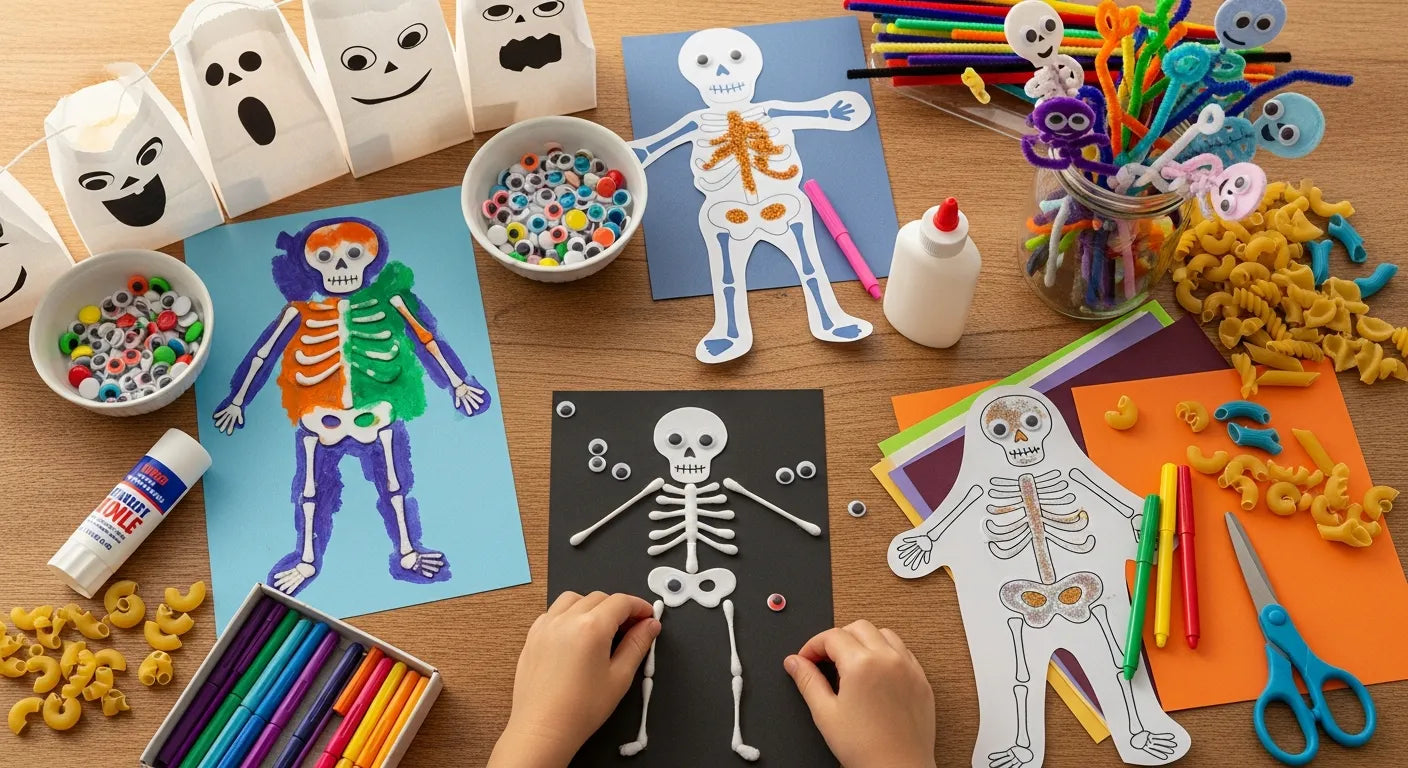 Fun Skeleton Crafts for Kids: Hands-On Anatomy Guide