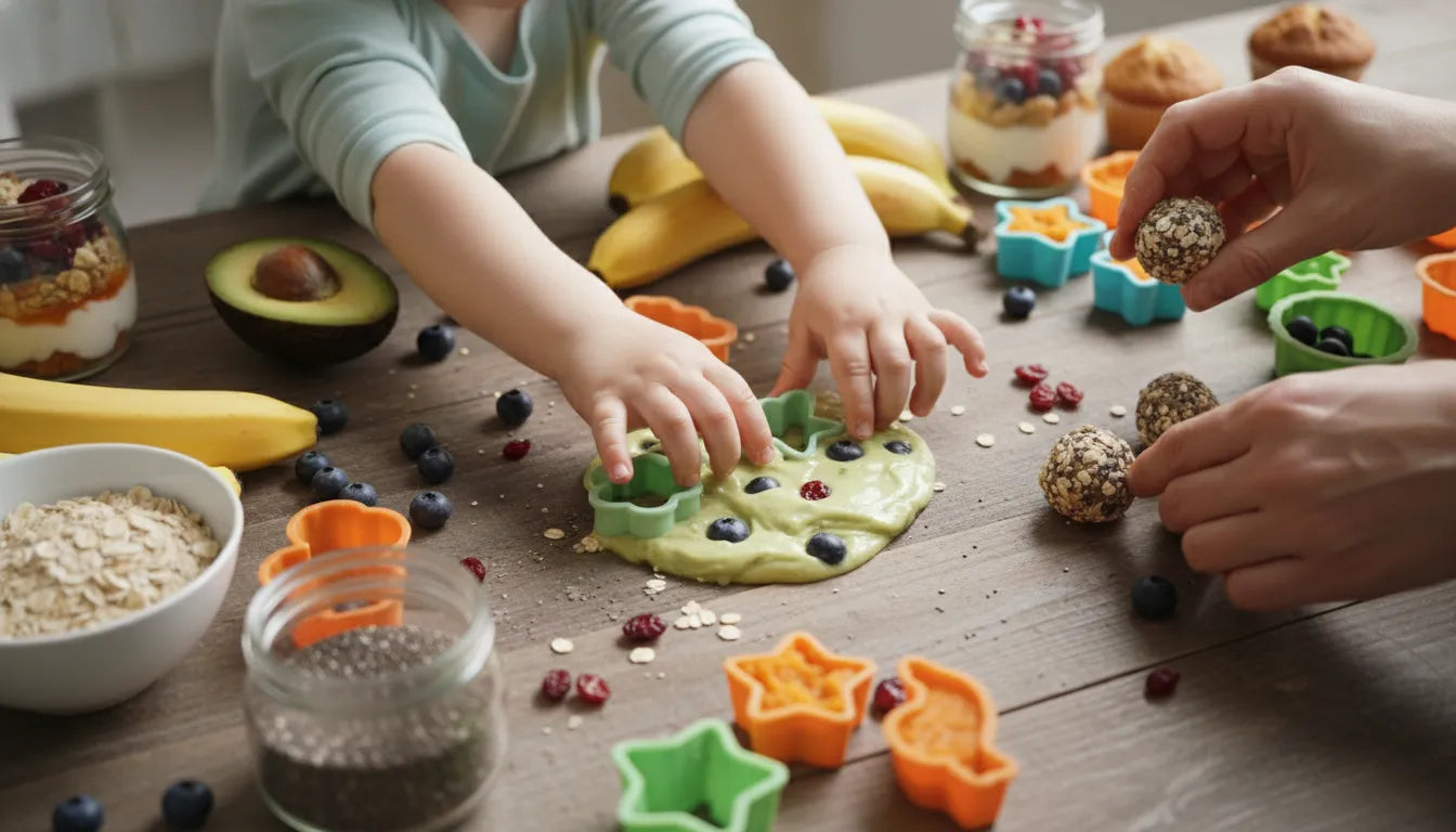 Healthy and Fun Make Ahead Toddler Snacks | I'm the Chef Too
