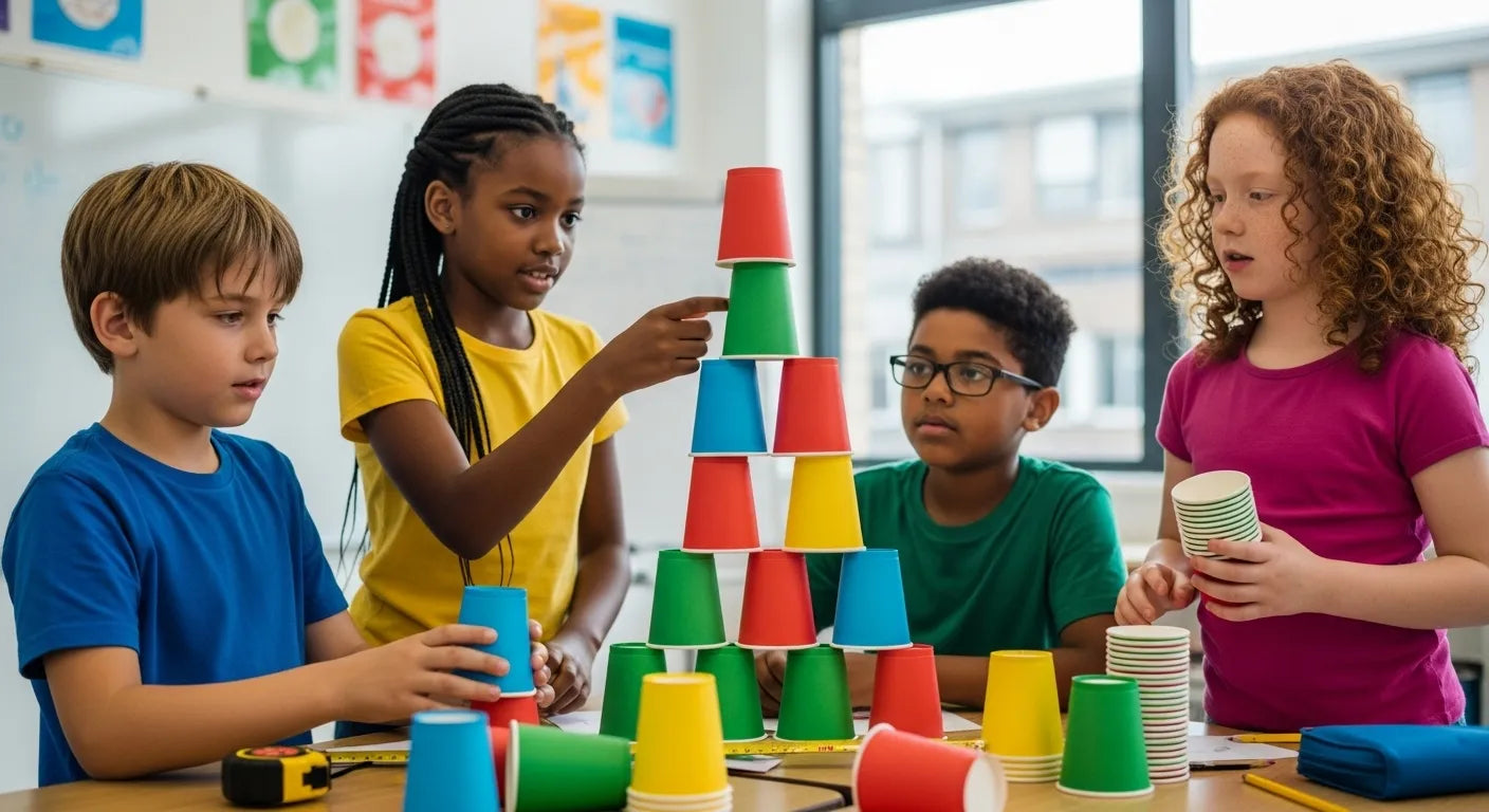 Mastering the STEM Paper Cup Challenge: Fun Builds Big Brains | I'm the ...