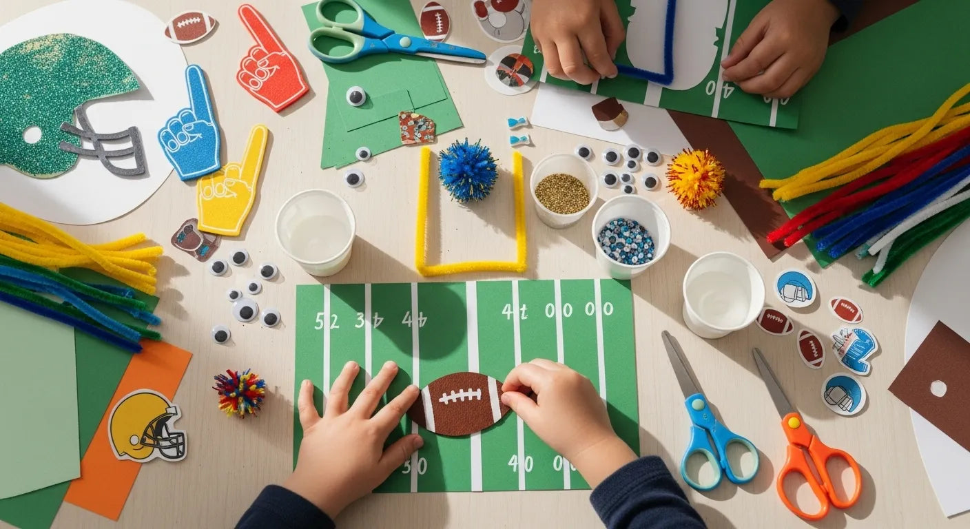 Score Big: Super Bowl Craft Fun for Kids | I'm the Chef Too