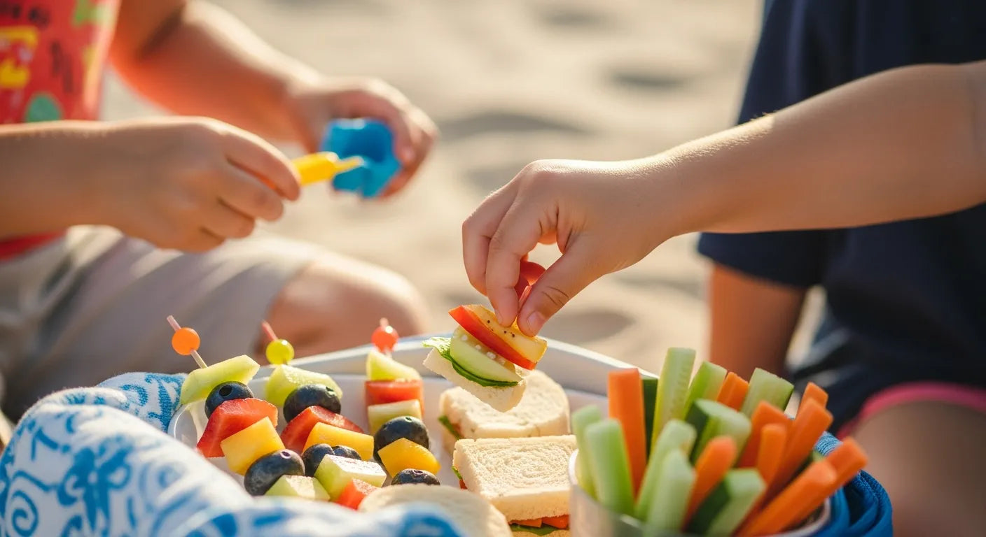 Smart Kids Snacks for Beach Day Fun | I'm the Chef Too