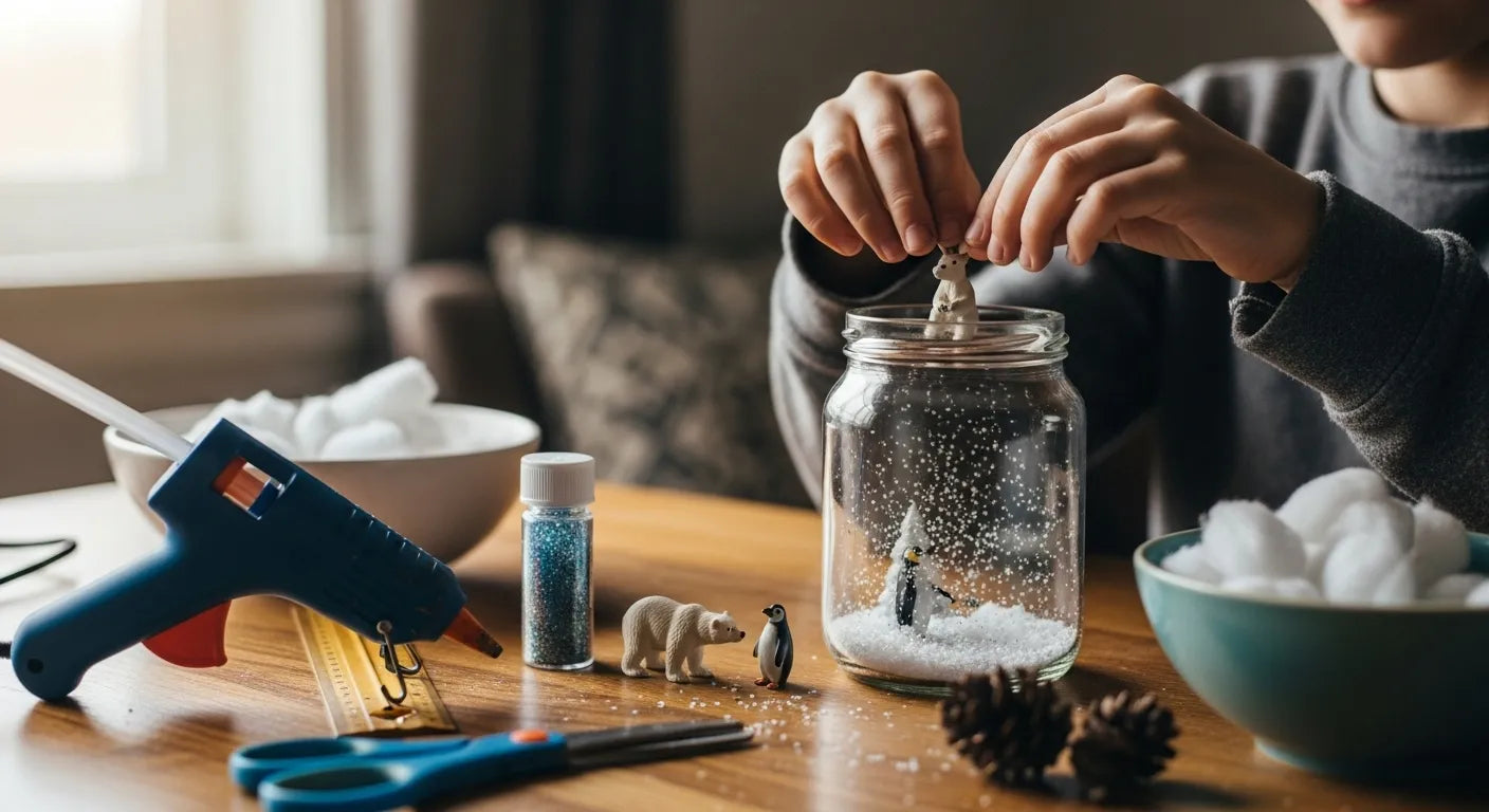 Spark Joy: Easy Kid Snow Globe Craft STEM Fun I #39 m the Chef Too