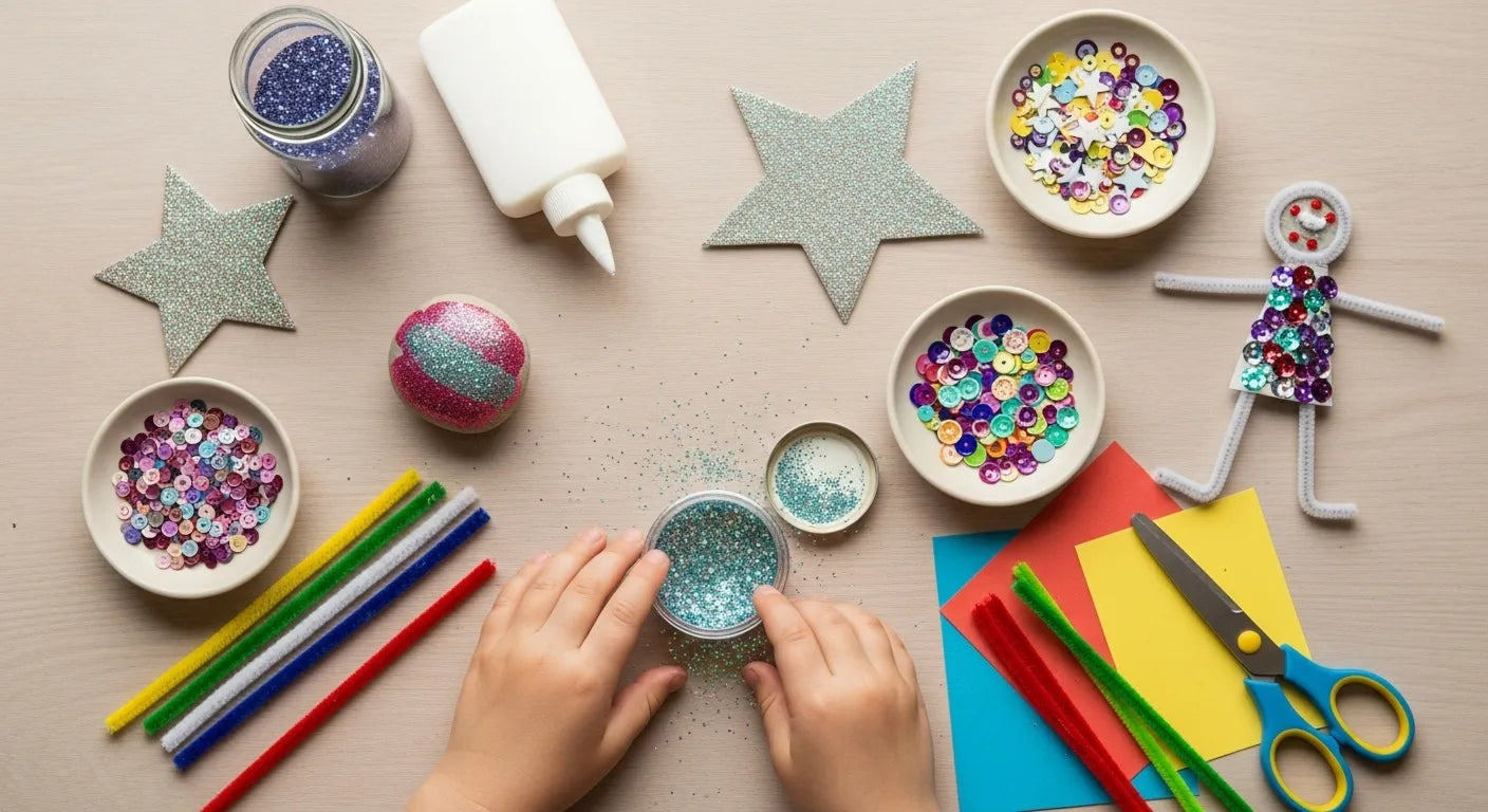 Sparkle Crafts for Kids: Creative \u0026 Engaging Fun | I'm the Chef Too, image size:1408x768
