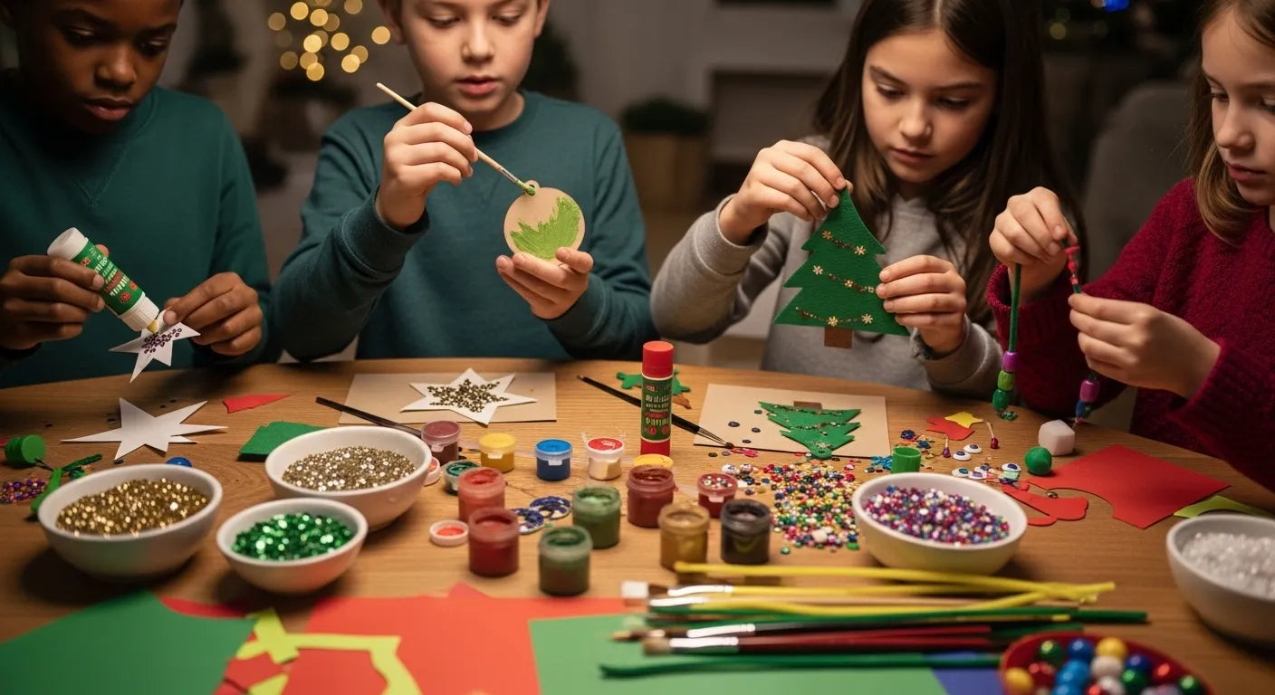 Sparkling Christmas Party Crafts for Kids | I'm the Chef Too