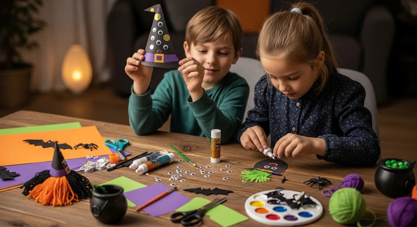 Spooky Fun: Halloween Witch Crafts for Kids | I'm the Chef Too