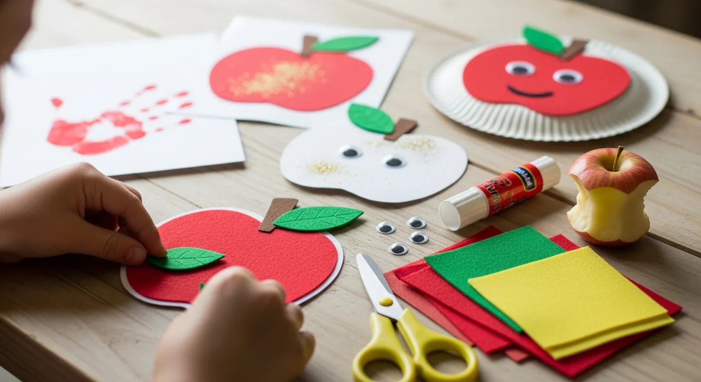 Sweet & Simple: Easy Apple Crafts for Kids to Spark Creativity | I'm ...