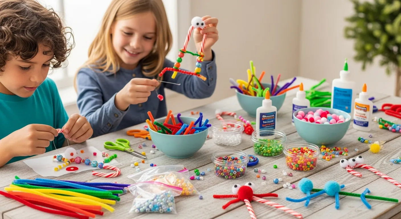 Sweet STEM: Fun Candy Cane Crafts for Kids | I'm the Chef Too, image size:1408x768