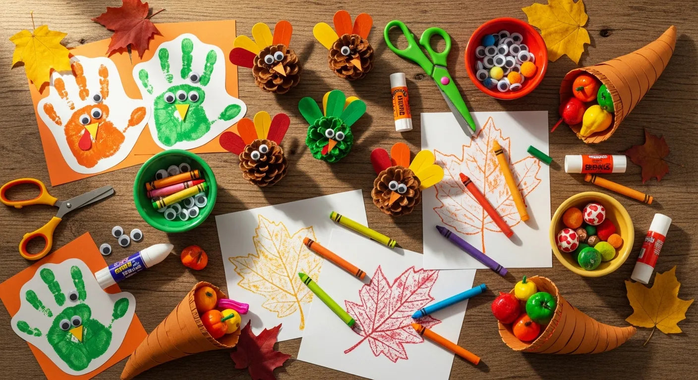 Thanksgiving Crafts for Kids: Fun, Festive & Educational | I'm the Chef Too