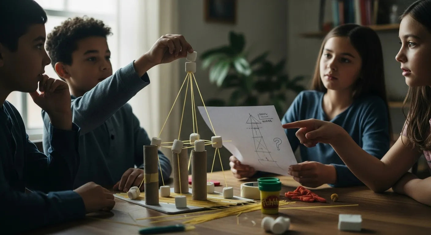 Tower Building STEM Challenge: Engineer Fun at Home | I'm the Chef Too
