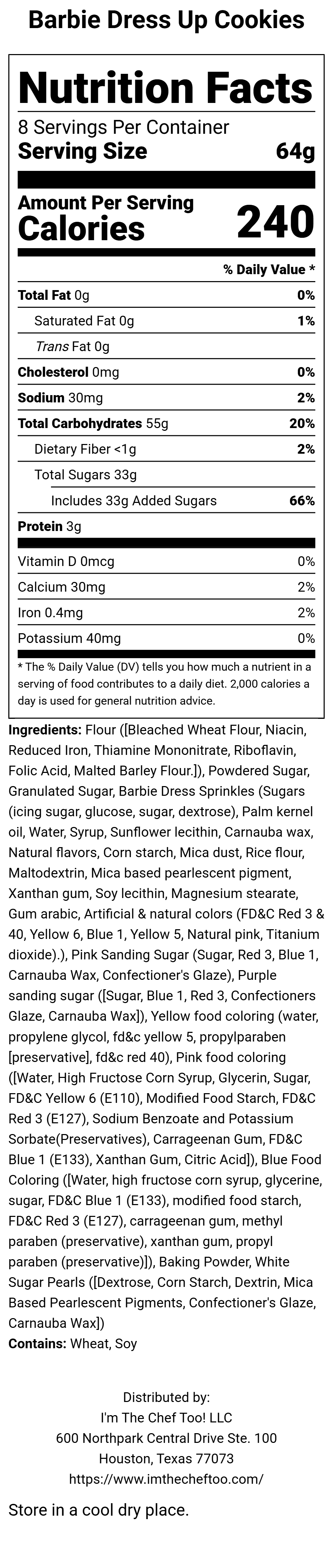Barbie™ Dress Up Cookies Barbie™ Dress Up Cookies