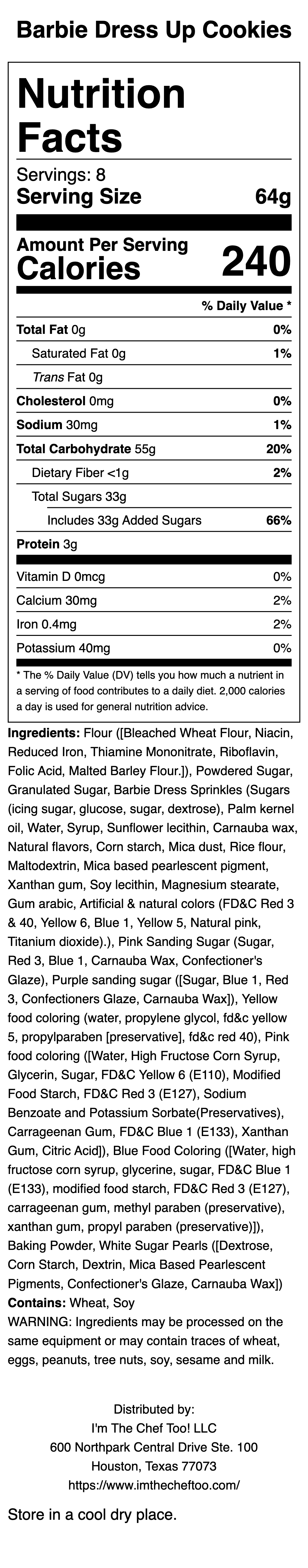 Barbie™ Dress Up Cookies (With Food) Barbie™ Dress Up Cookies (With Food)