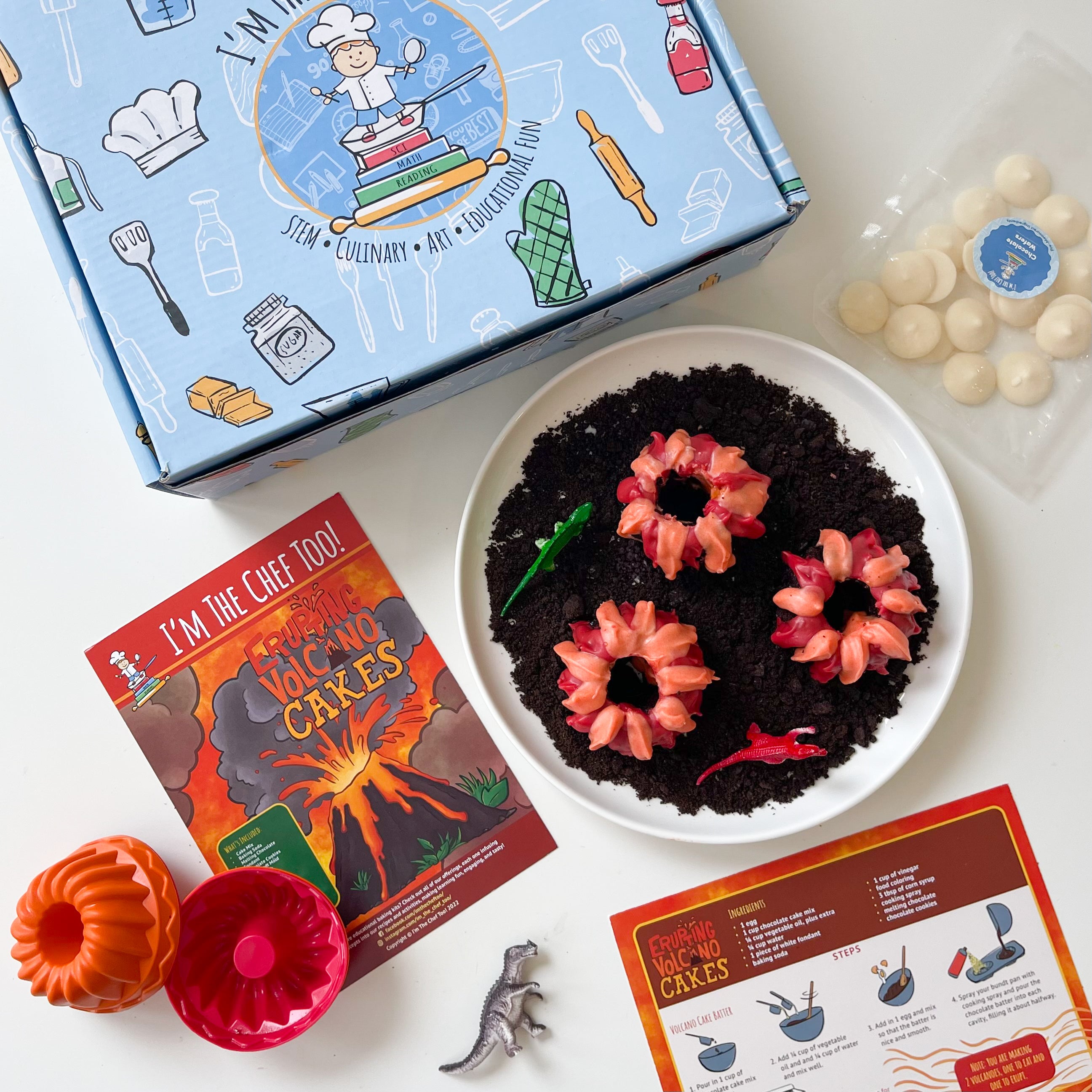 Erupting Volcano Cakes Kit Erupting Volcano Cakes Kit