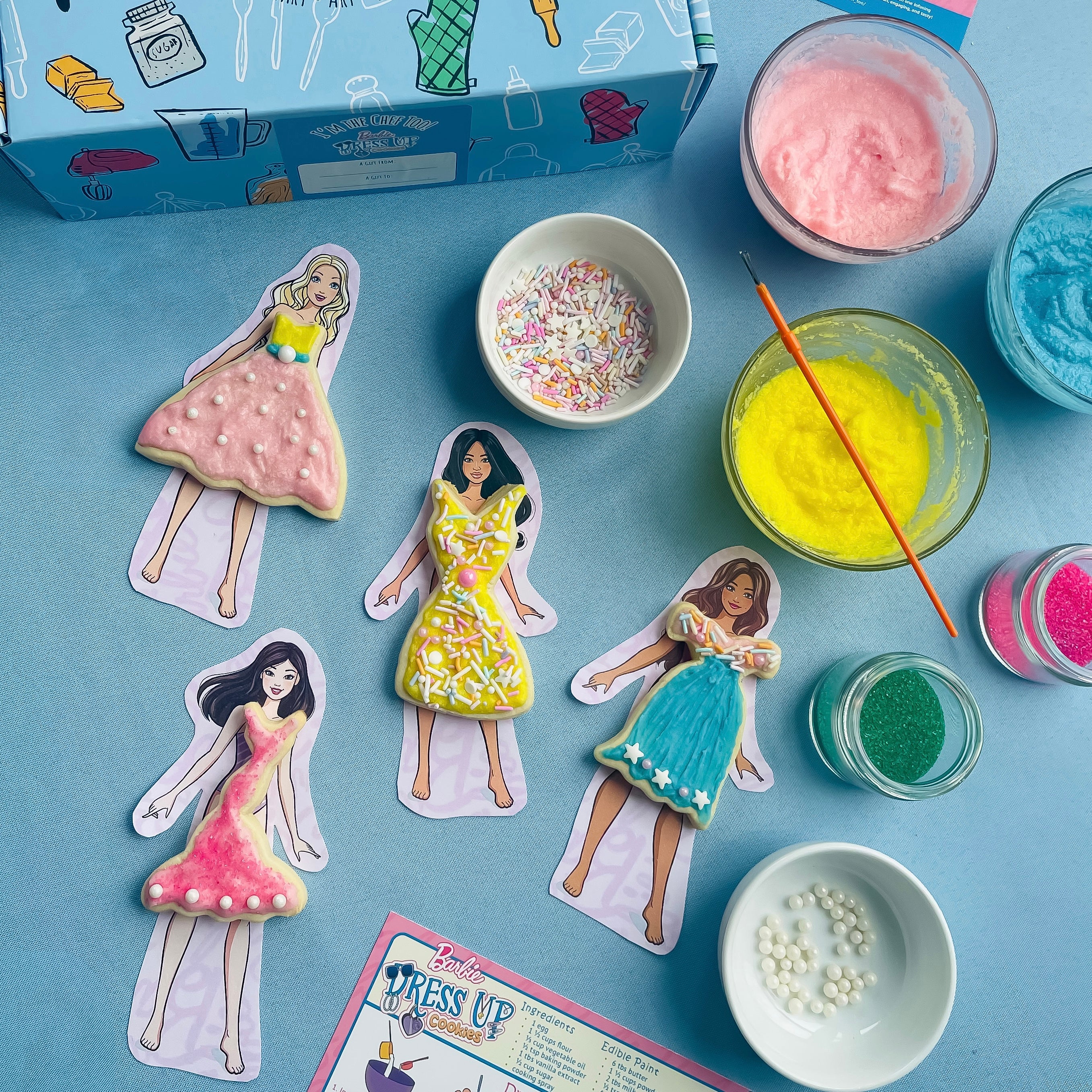 Barbie™ Dress Up Cookies (With Food) Barbie™ Dress Up Cookies (With Food)