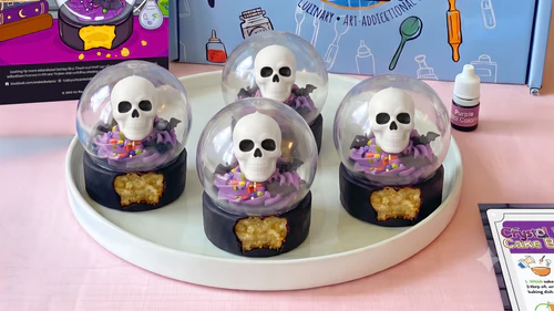 Crystal Ball Cake Bites