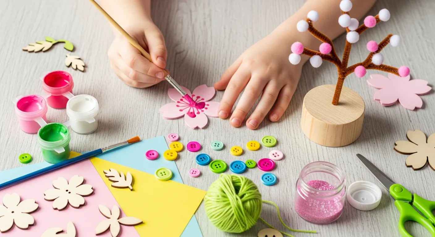 Spring Create Blossom & Create: Easy Spring Crafts for Kids | I'm the Chef Too