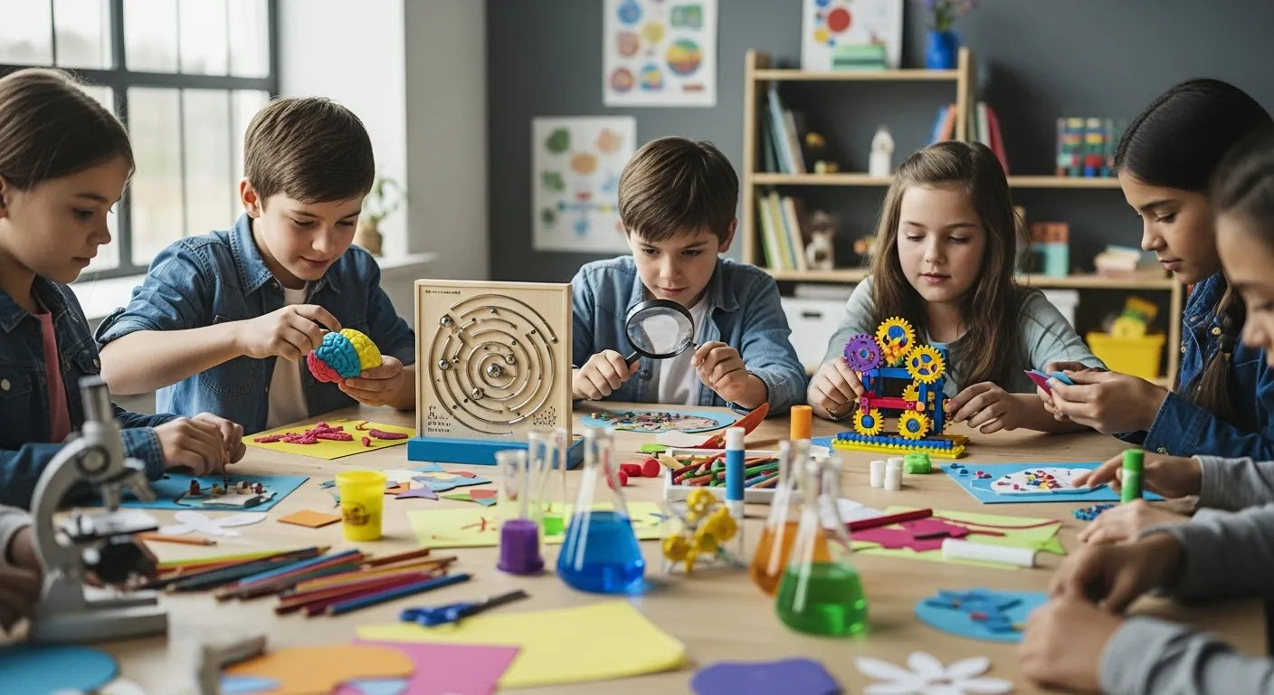 Brain Craft Kit 10 Creative Brain Crafts for Kids to Boost STEM Learning