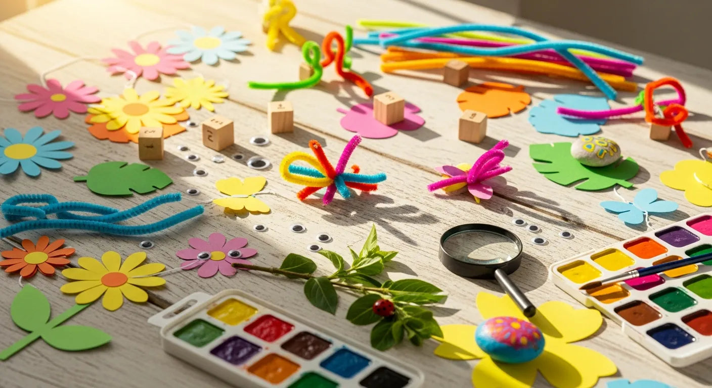 Bright Spring Kids Crafts for Creative Minds & STEM Fun | I'm the Chef Too