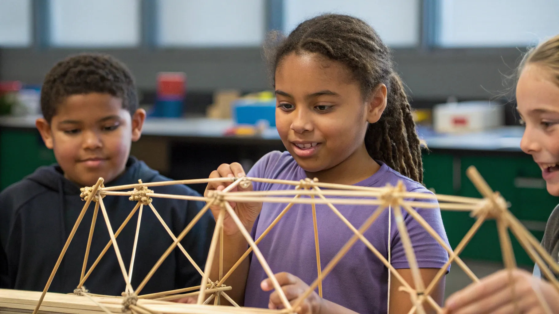 Stem Rope Bridge Easy Straw Bridge STEM Activity for Curious Kids