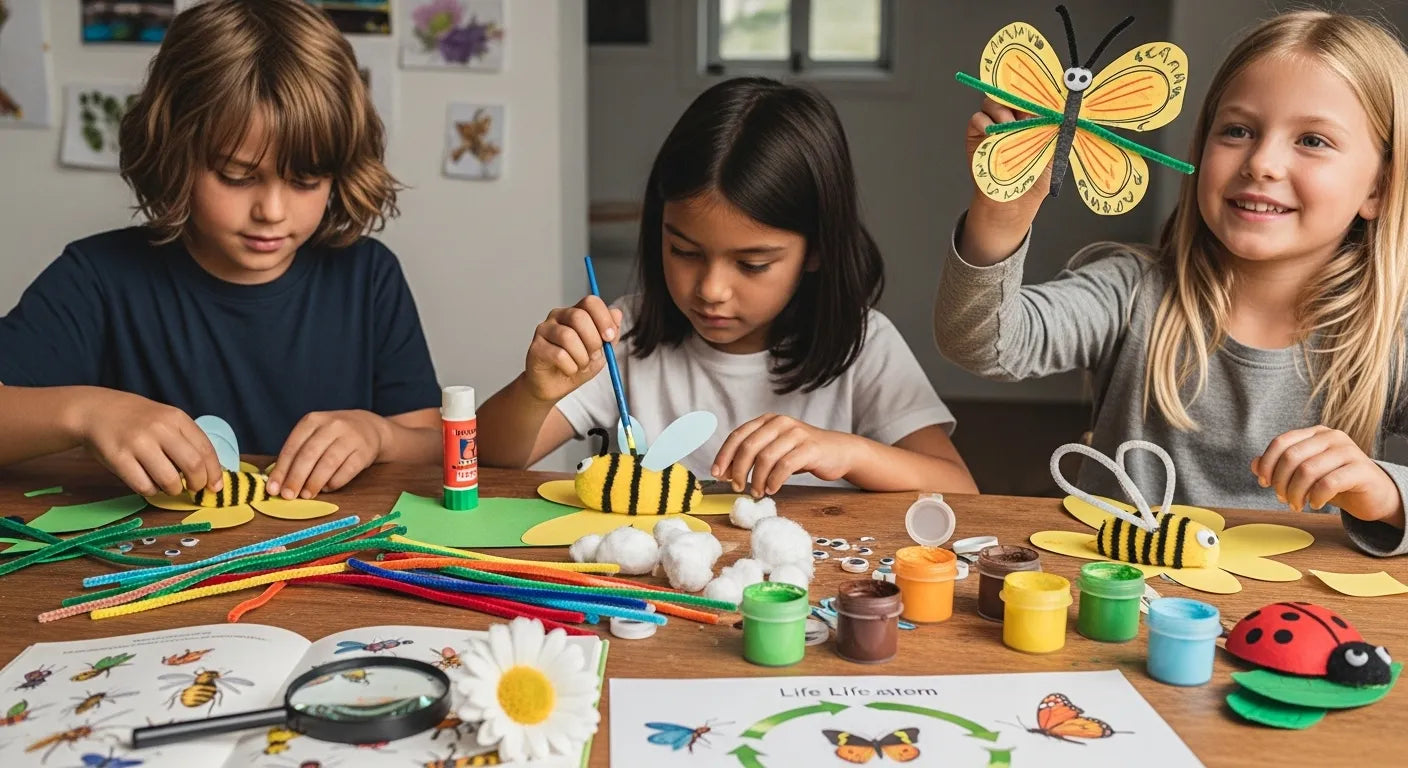 Buzzing Fun: Pollinator Crafts for Kids & STEM Learning | I'm the Chef Too