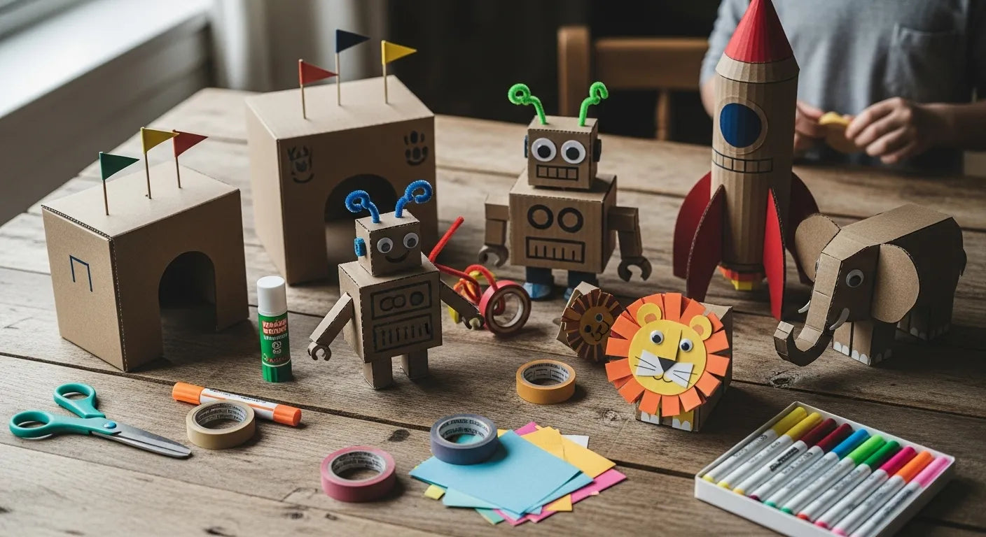 15 Creative Cardboard Craft Ideas for Kids: STEM & Art
