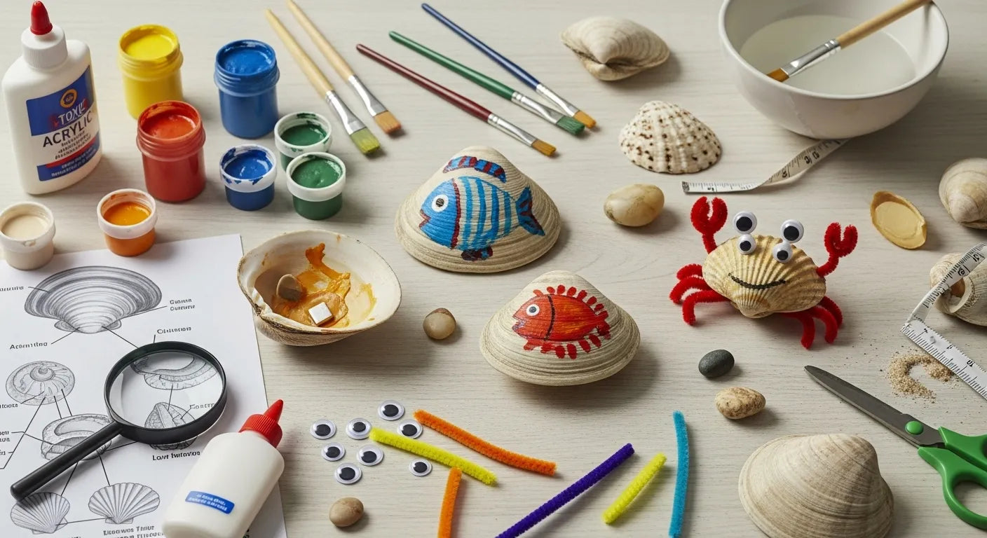 Fun Clam Craft for Kids: An Easy Educational Activity