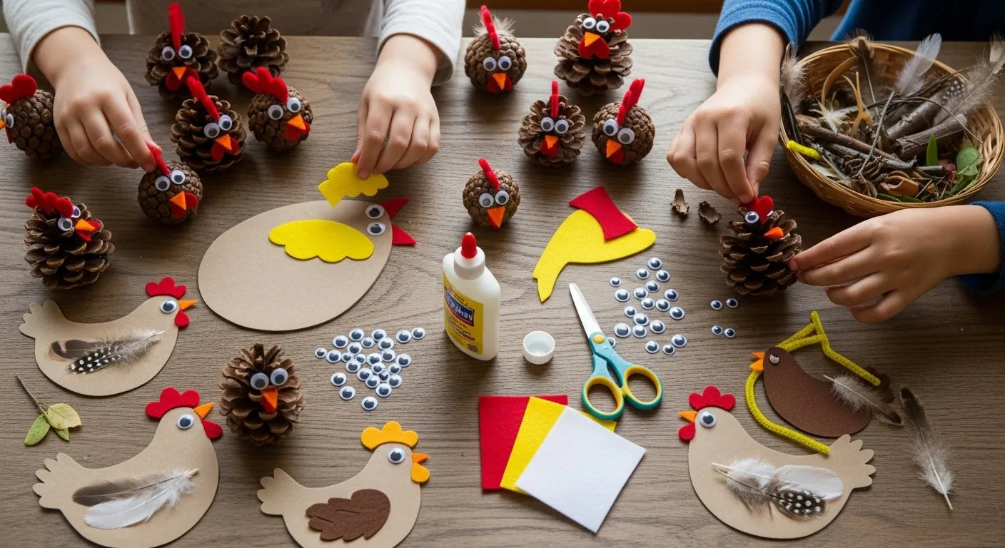 Fun Chicken Craft for Kids: Spark STEM Learning Today
