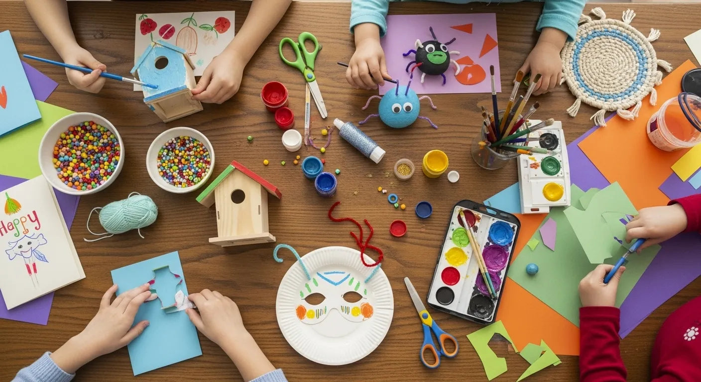 Colorful Creations: Fun Art Crafts for Kids to Ignite Learning | I'm ...