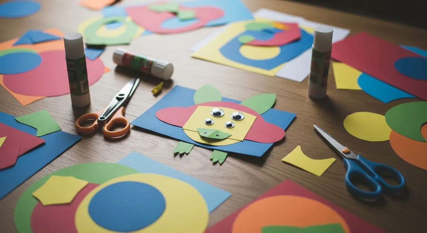 Colorful Creations: Fun Crafts for Kids with Construction Paper | I'm ...