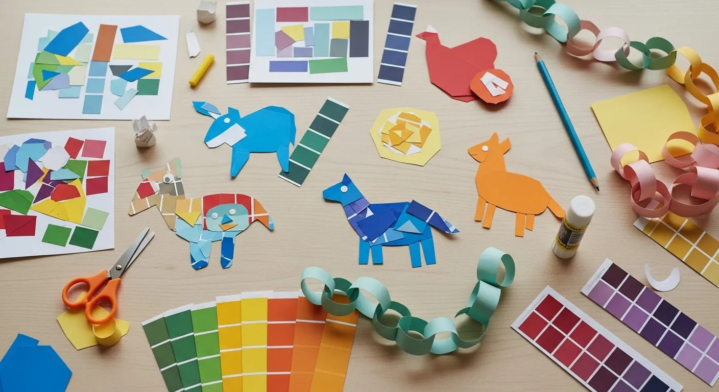 25 Creative Paint Chip Crafts for Kids: Fun STEM Learning