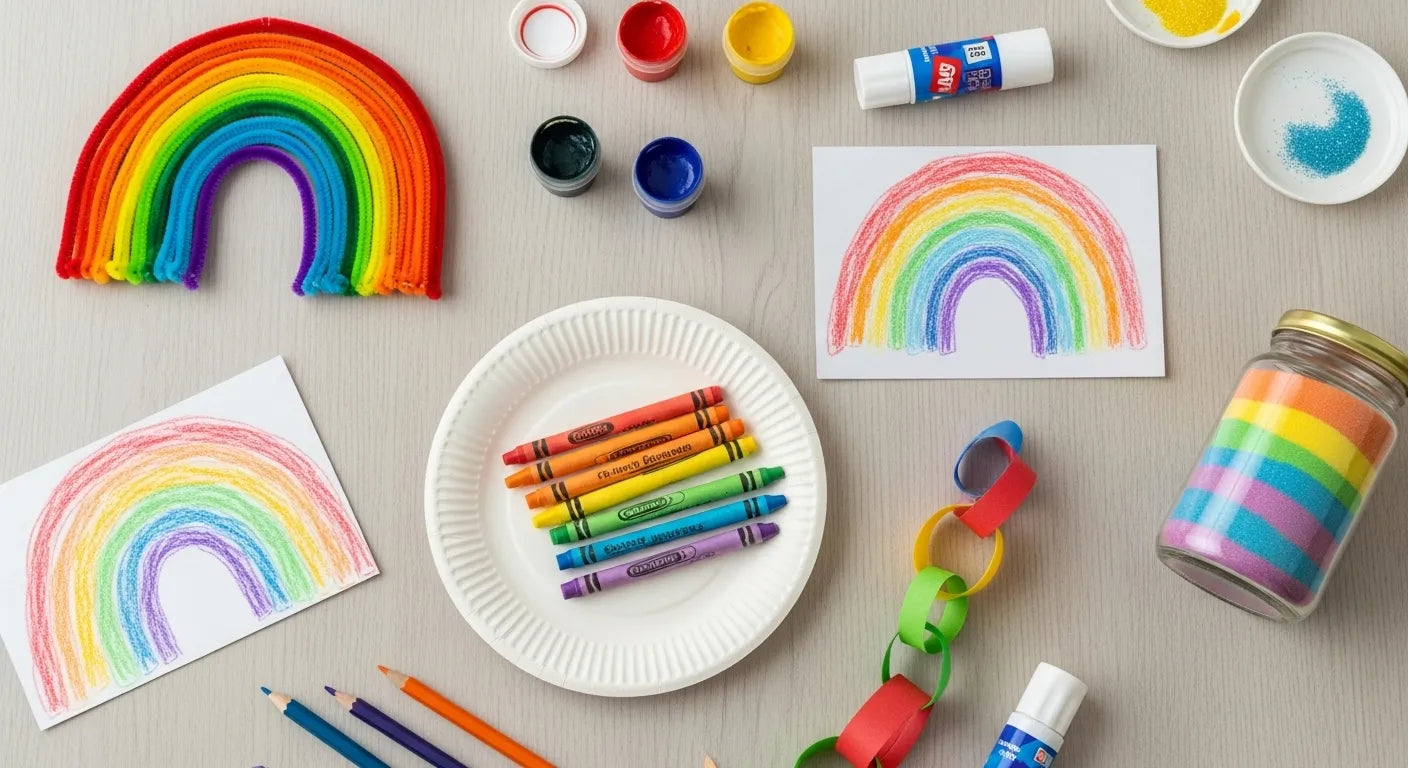 Colorful Fun: Simple Rainbow Crafts for Kids | I'm the Chef Too