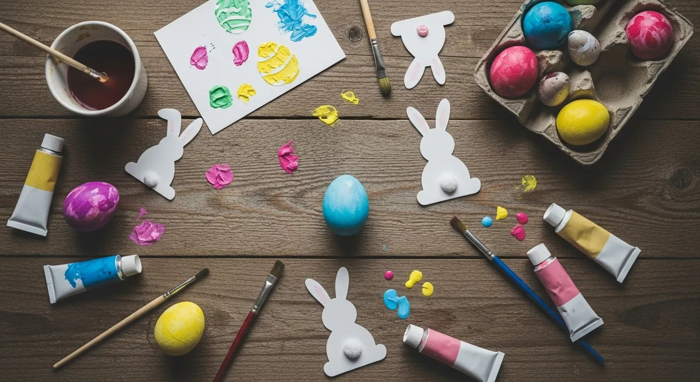 Colorful Painting Easter Crafts for Kids I #39 m the Chef Too