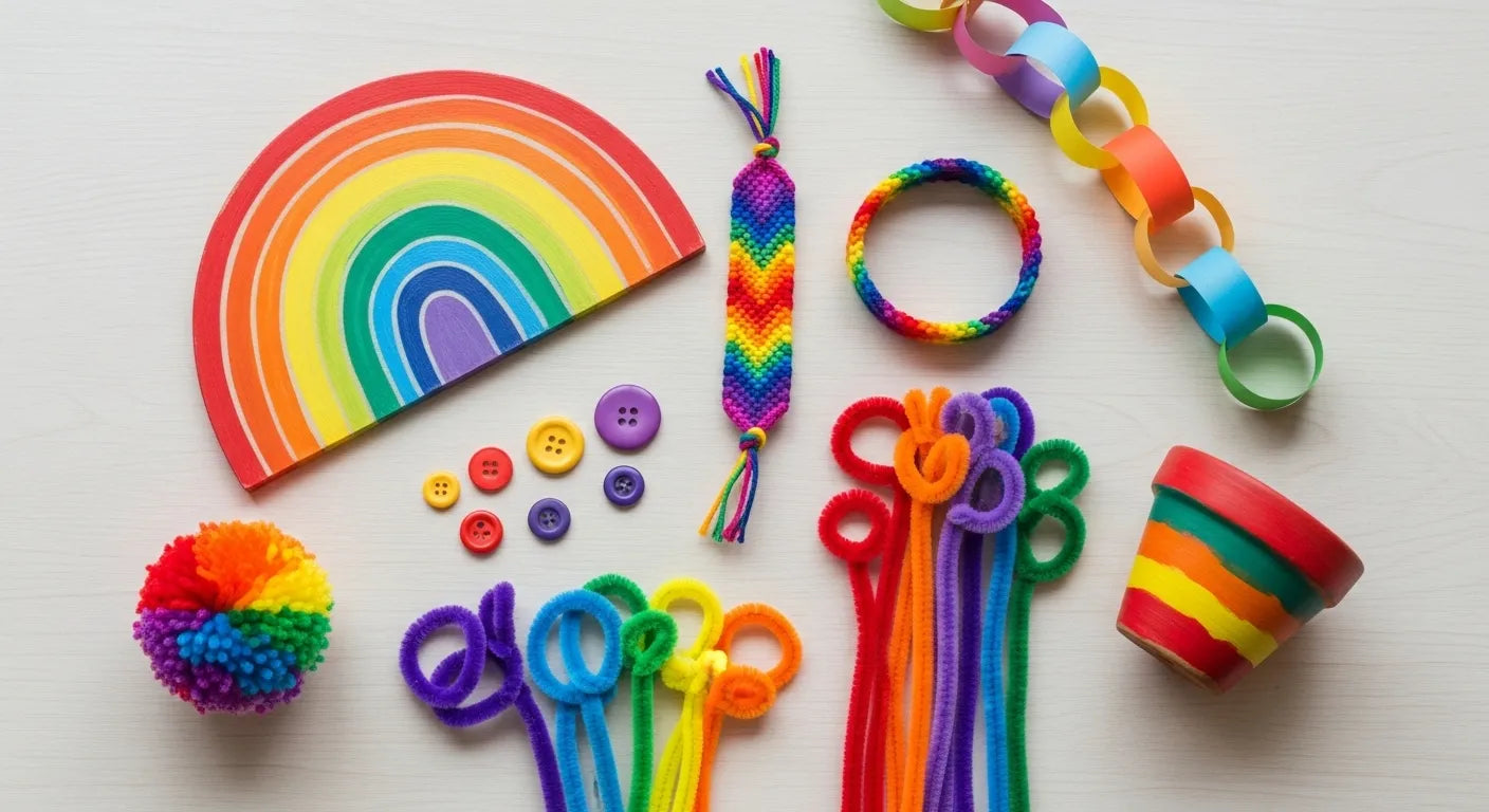 Colorful Rainbow Crafts for Kids: Spark Joy & Learning | I'm the Chef Too