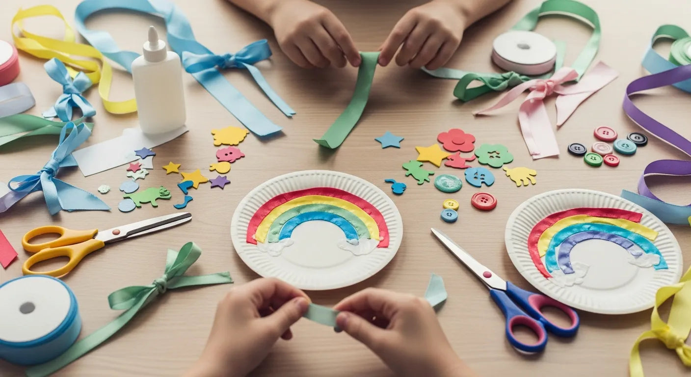 Children Ribbon 10 Creative and Easy Crafts with Ribbon for Kids