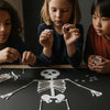 Craft a Spooky and Smart Q-Tip Skeleton with Kids!