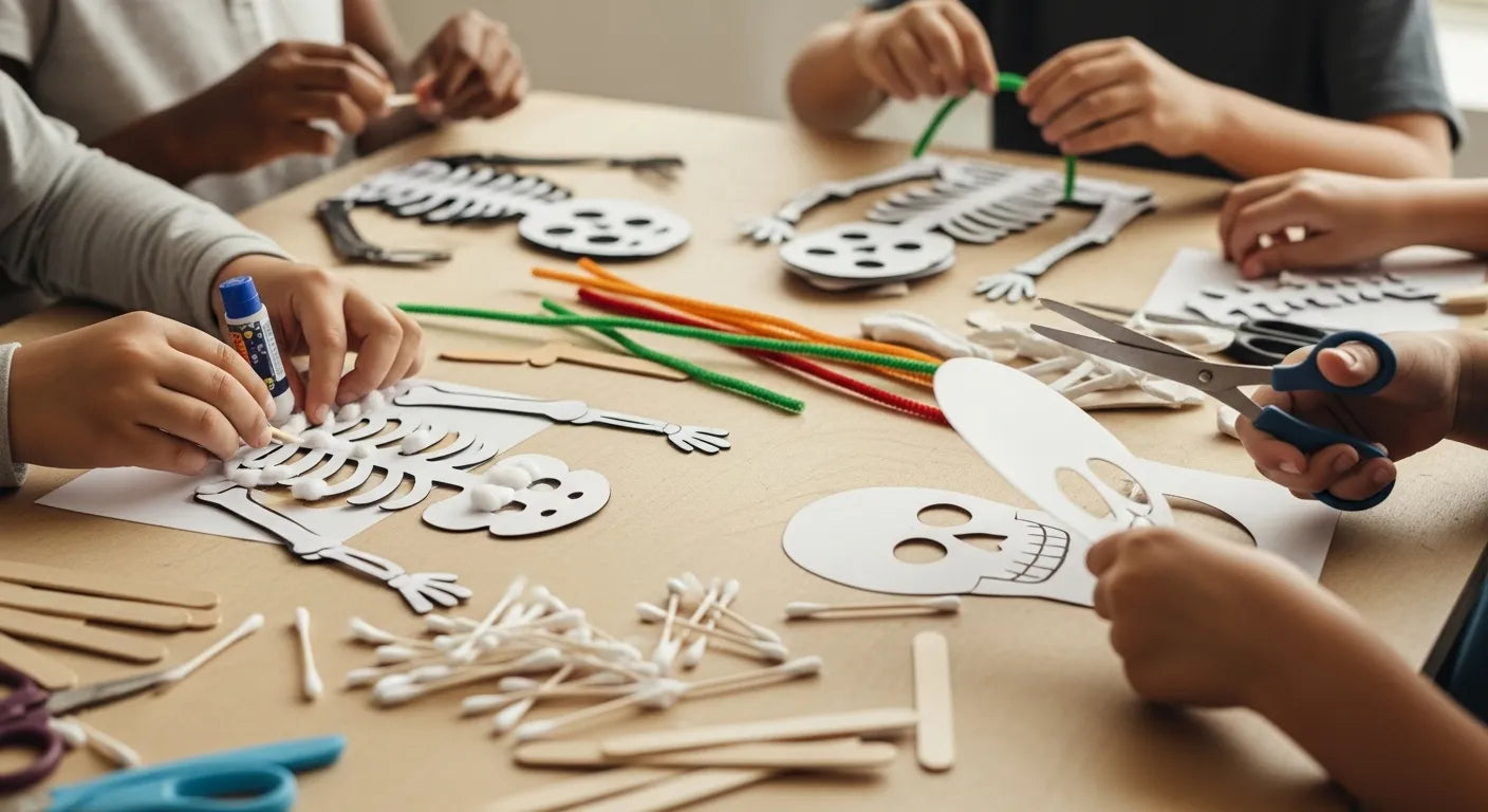Creative Bone Builders: Engaging Kids Skeleton Crafts for Learning ...