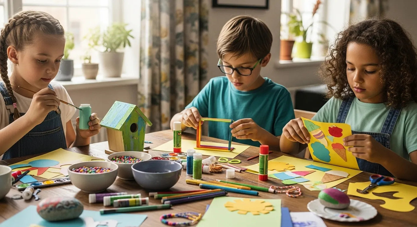 Creative Escapes: Engaging Indoor Summer Crafts for Kids | I'm the Chef Too