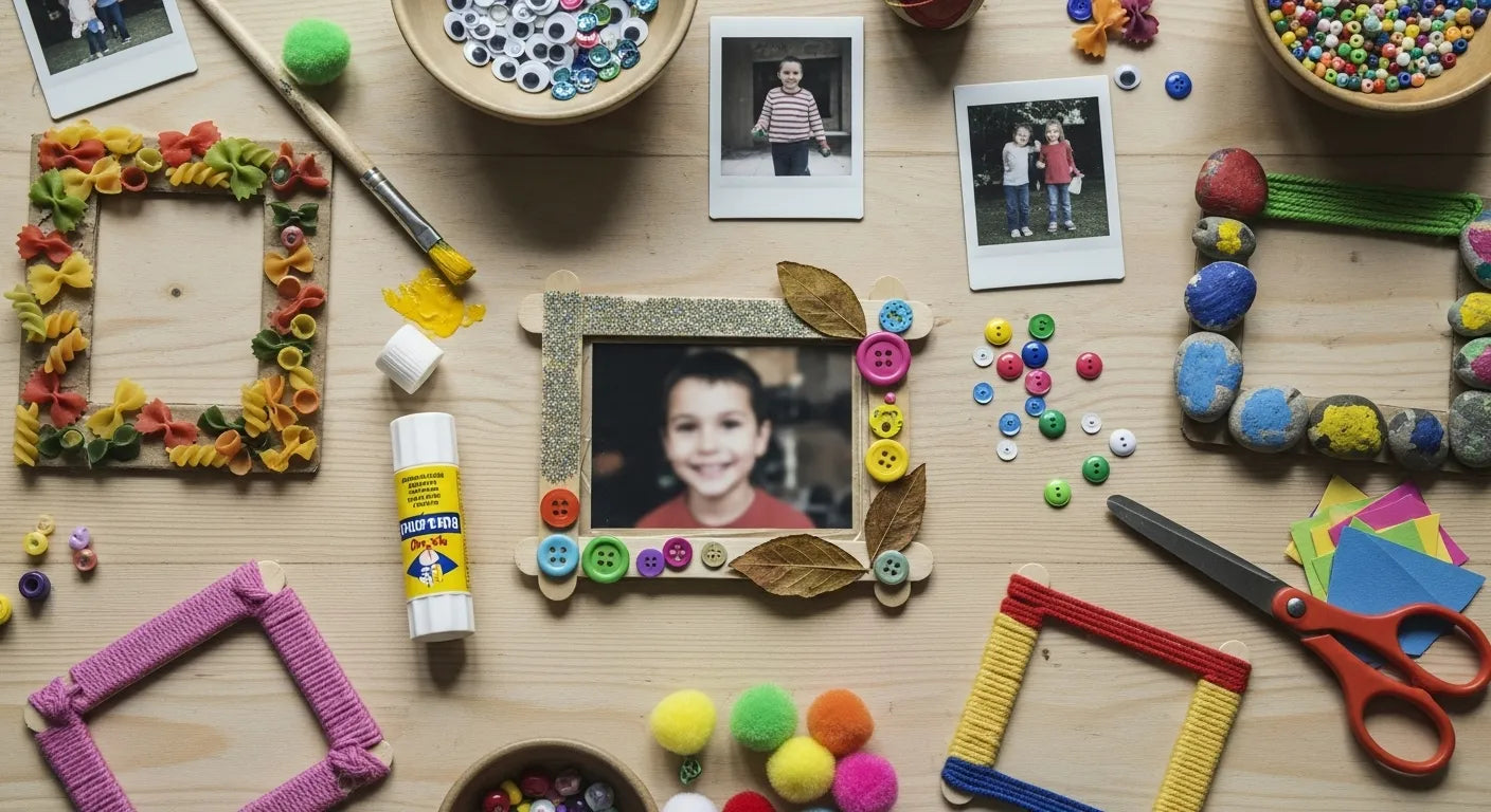 Frame Craftwork Creative Photo Frame Crafts: Fun for Kids, Lasting Memories | I'm the ...