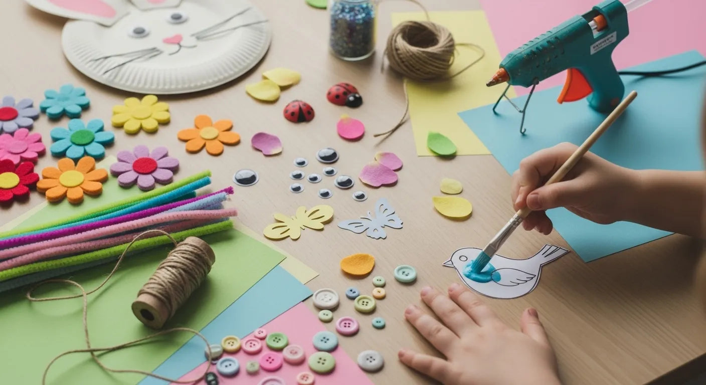Hand And Spring Creative Spring Craft Projects for Kids: Hands-On Fun | I'm the Chef Too