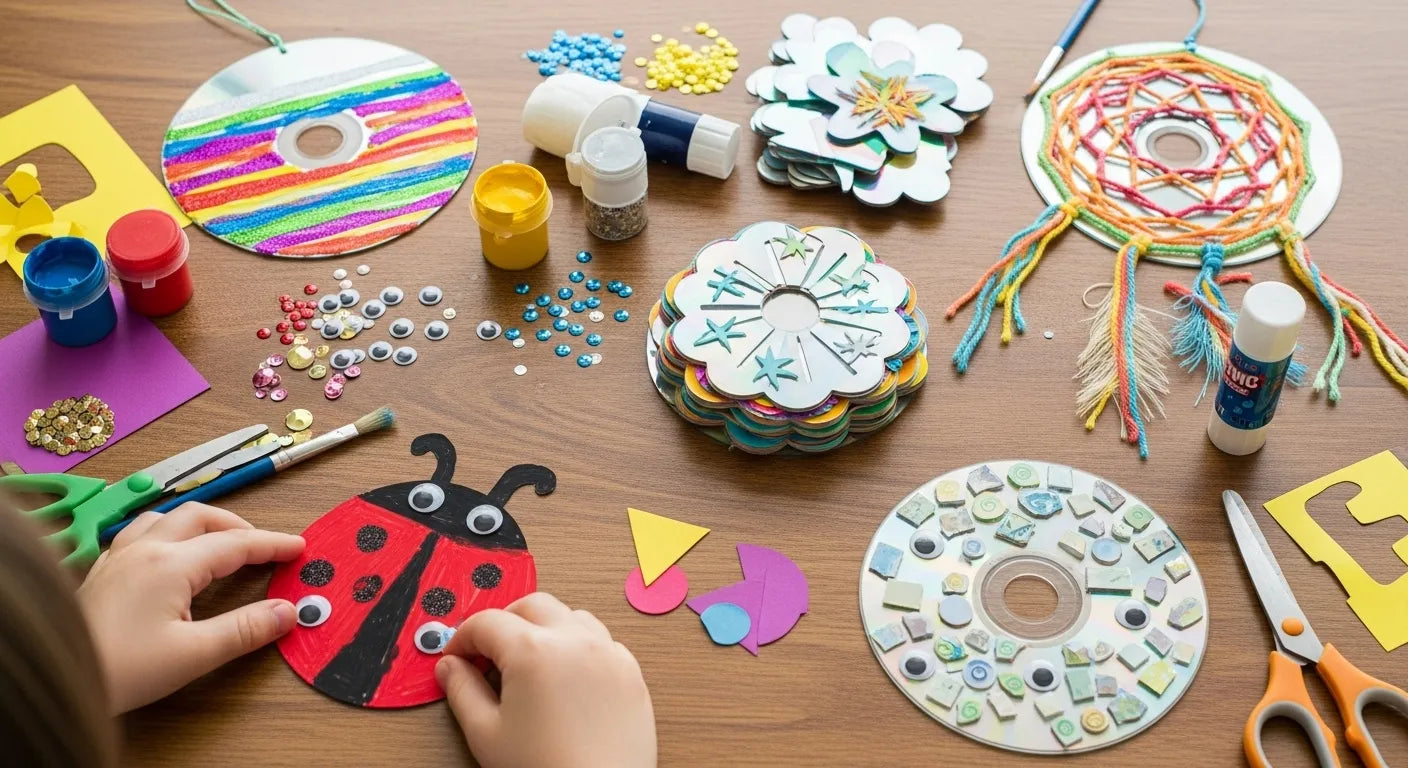 15 Creative CD Craft Ideas for Kids: Fun STEM Learning